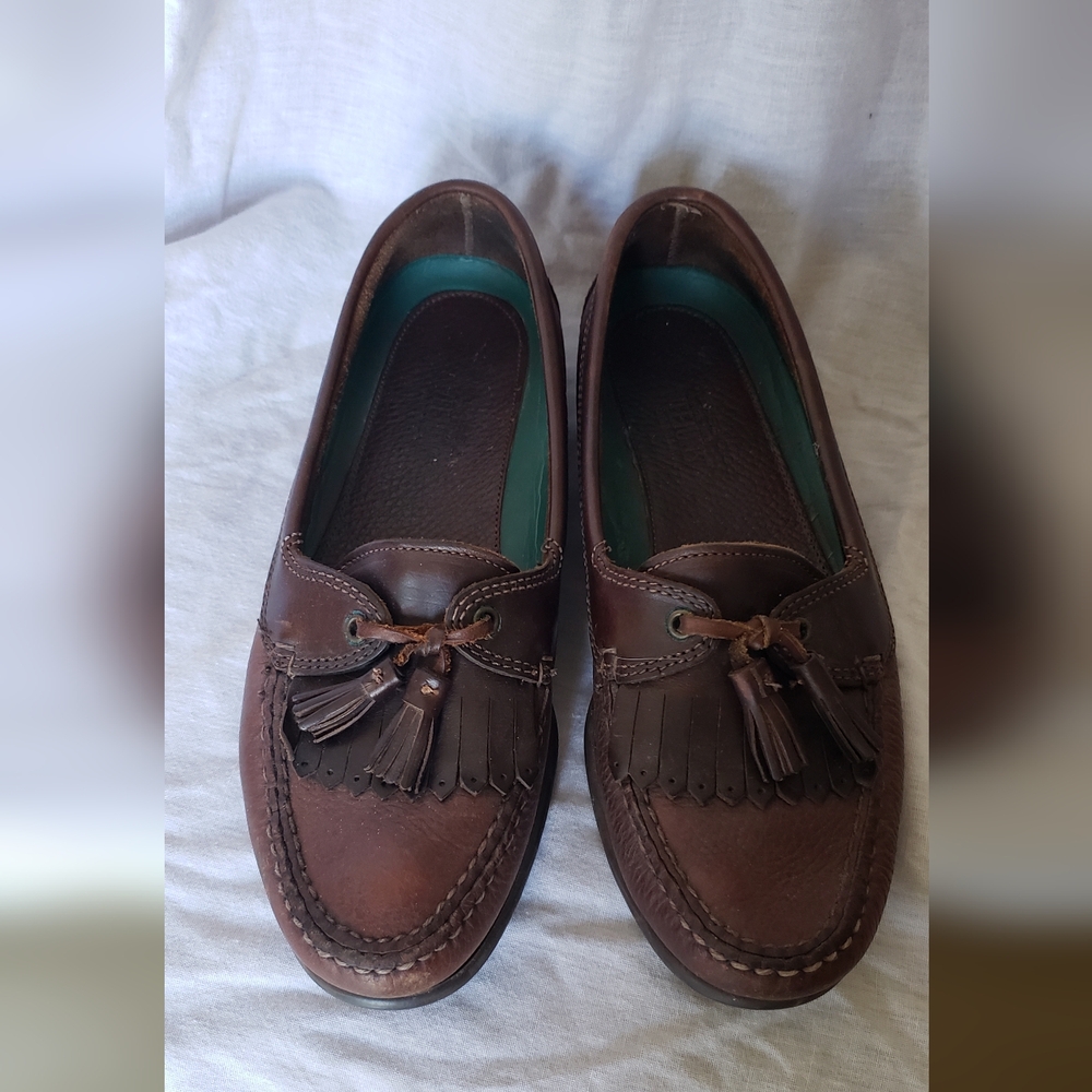 G.H. Bass & Co. Brown Tassel Slip-On Loafers
